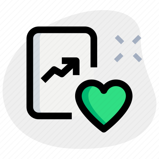 Chart, paper, love, business, performance icon - Download on Iconfinder
