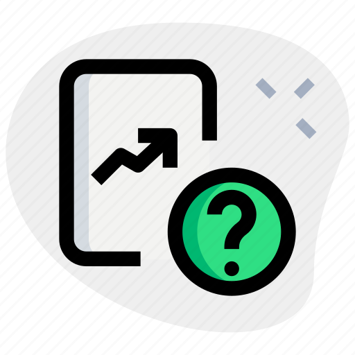 Chart, paper, question, business, performance icon - Download on Iconfinder