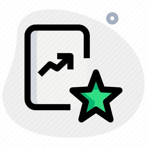 Chart, paper, star, business, performance icon - Download on Iconfinder