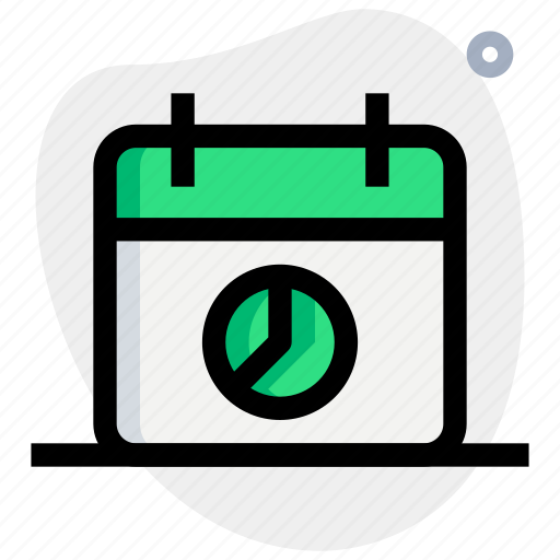 Pie, chart, calendar, business, performance icon - Download on Iconfinder