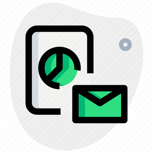 Pie, chart, paper, message, business, performance icon - Download on Iconfinder