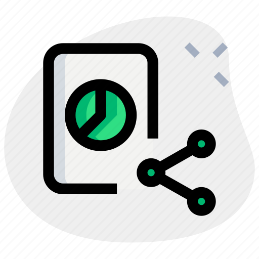 Pie, chart, paper, share, business, performance icon - Download on Iconfinder