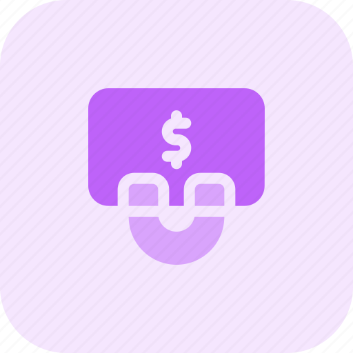 Attract, dollar, with, magnets, business, performance icon - Download on Iconfinder
