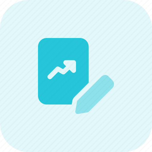 Chart, paper, edit, business, performance icon - Download on Iconfinder