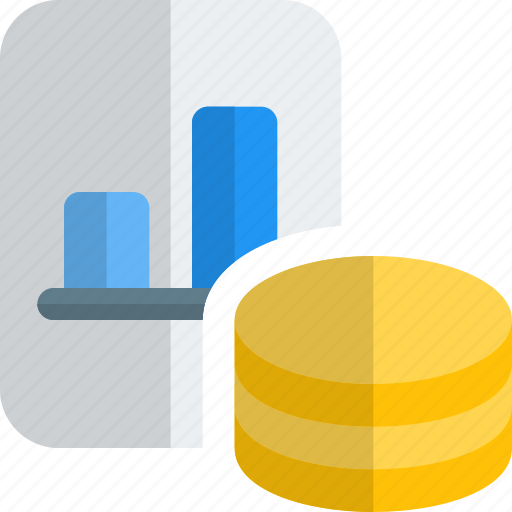Performance, business, bar chart, coin icon - Download on Iconfinder
