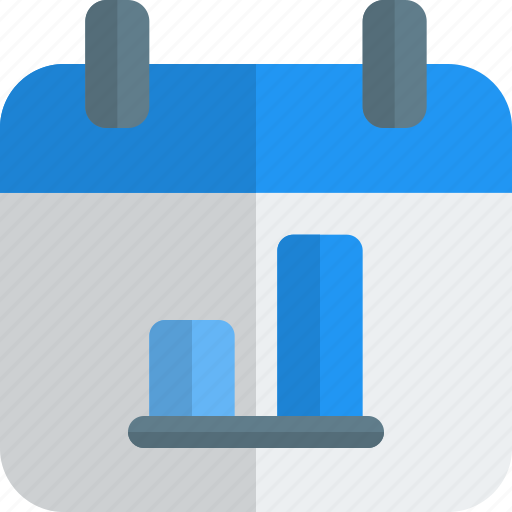 Calendar, bar, business, performance, money icon - Download on Iconfinder