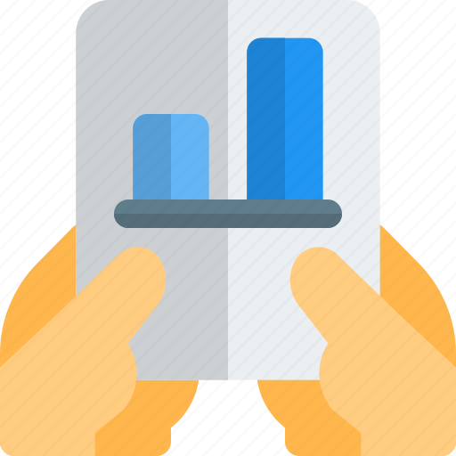 Holding, bar, business, performance, money icon - Download on Iconfinder