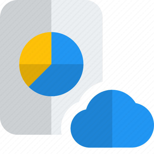 Pie, chart, business, cloud icon - Download on Iconfinder