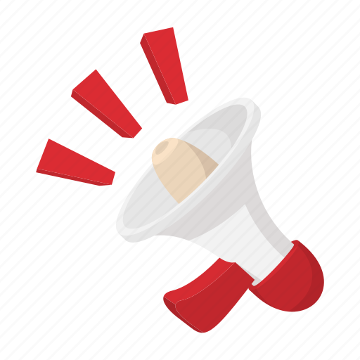 Advertising, announcement, business, cartoon, megaphone, message, speaker icon - Download on Iconfinder