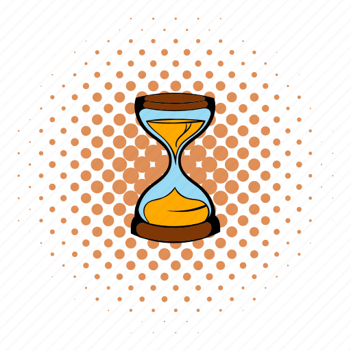 Clock, comics, countdown, glass, hourglass, sand, time icon - Download on Iconfinder