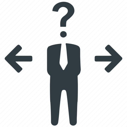 Business, businessman, confused, confusion, decision, direction, wrong icon - Download on Iconfinder