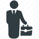 briefcase, business, businessman, man, manager, officer, person 