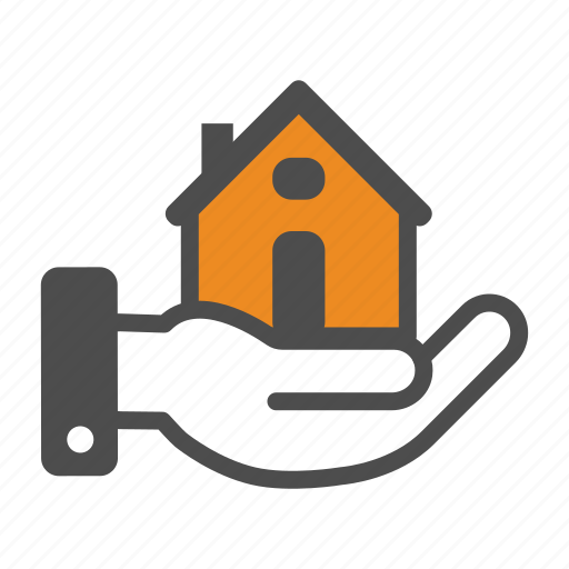 Buy, hand, home, house, rent icon - Download on Iconfinder