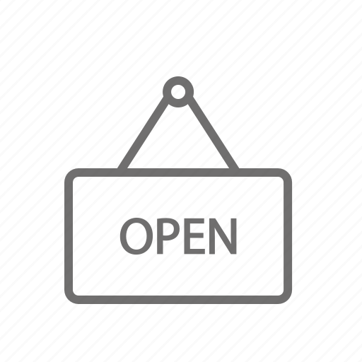 Open, sign, business, buy, shop, store, webshop icon - Download on Iconfinder