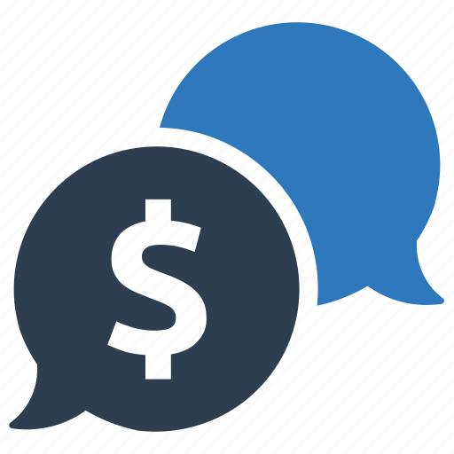 Bubble, budget, conversation, discussion, dollar icon - Download on Iconfinder