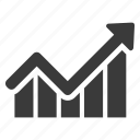 analytics, arrow, business, chart, graph, increase, profit