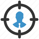 avatar, businessman, center, person, profile, target, user