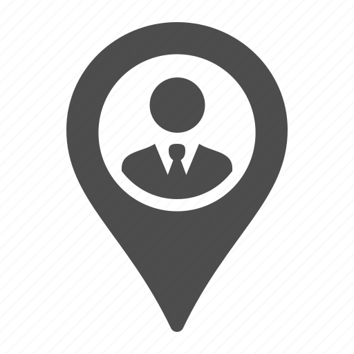 Business, businessman, gps, location, marker icon - Download on Iconfinder