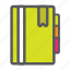 book, bookmark, checklist, file, notepad, notes, reminder 