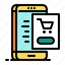 cart, device, mobile, shopping