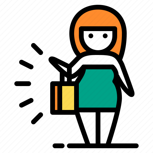 Bag, girl, sale, shopping, woman icon - Download on Iconfinder