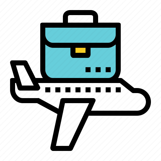 Airplane, brifcase, business, fly, suitcase, travel icon - Download on Iconfinder