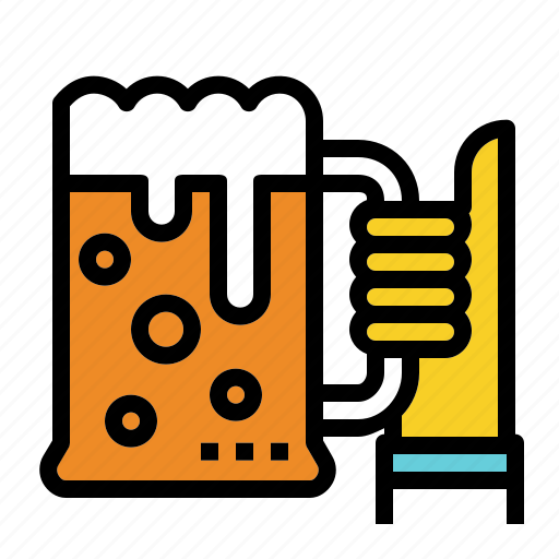Beer, celebration, cheers, thumbs, up icon - Download on Iconfinder