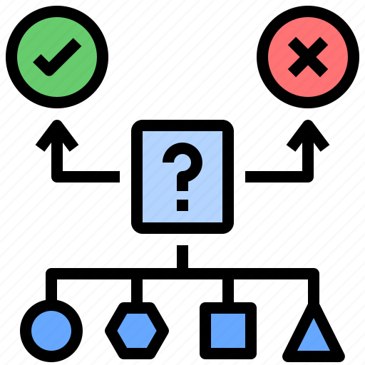 Decision, algorithm, condition, rule, selection, processing icon - Download on Iconfinder