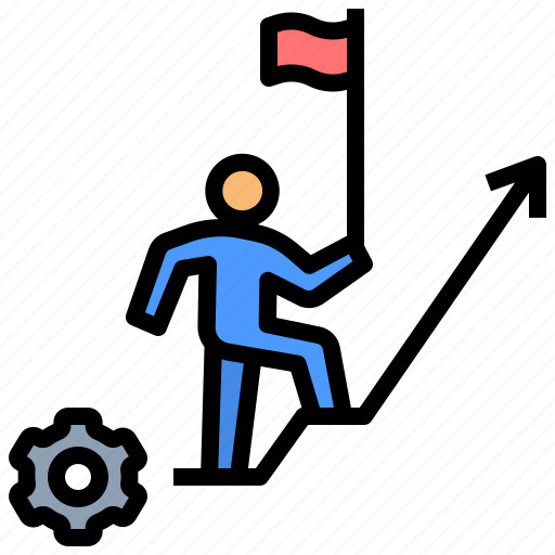 Leadership, success, growth, effort, motivation, goal icon - Download on Iconfinder