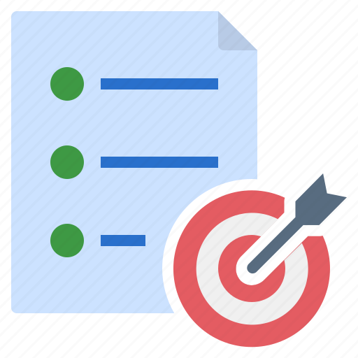 Goal, target, planning, checklist, strategy, mission icon - Download on Iconfinder