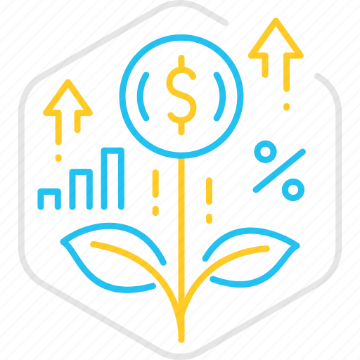 Business, growth, investment, leaf, money, plant, startup icon - Download on Iconfinder
