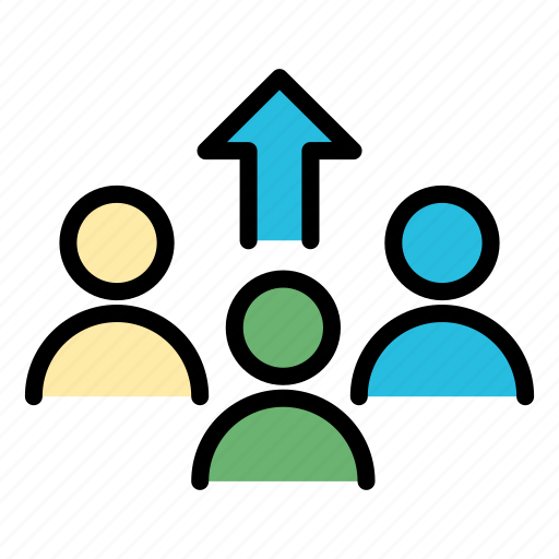 Business, startup, people, team, teamwork, group, arrow icon - Download on Iconfinder