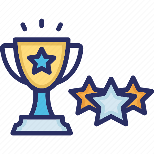 Achievement, loyalty reward, stars, success, trophy icon - Download on Iconfinder