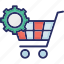 cog, ecommerce, order management, sales, shopping cart 