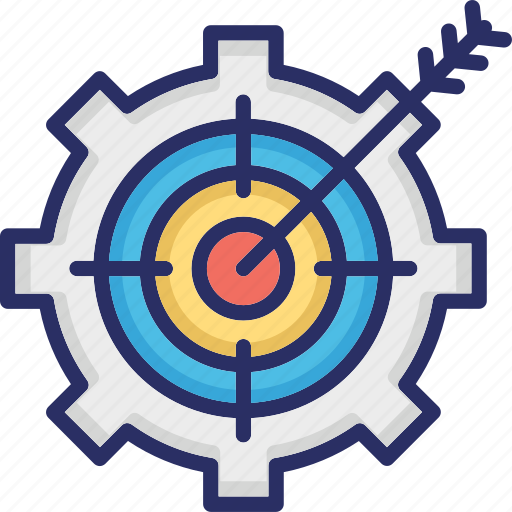 Arrows, dartboard, strategy, target, targeting processing icon - Download on Iconfinder