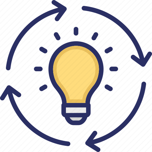 Bulb, develop, electricity, idea, organization icon - Download on Iconfinder