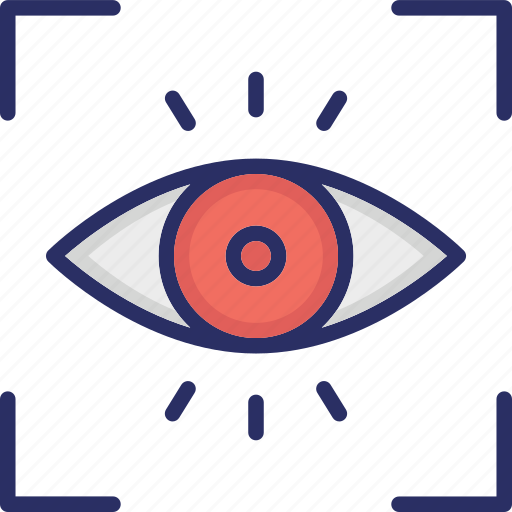 Detection, focus, monitoring, view, vision icon - Download on Iconfinder