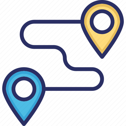 Gps, map pin, navigation, positioning, travel icon - Download on Iconfinder