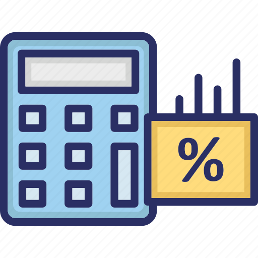 Calculation, discount, discount rate, percentage, tax icon - Download on Iconfinder
