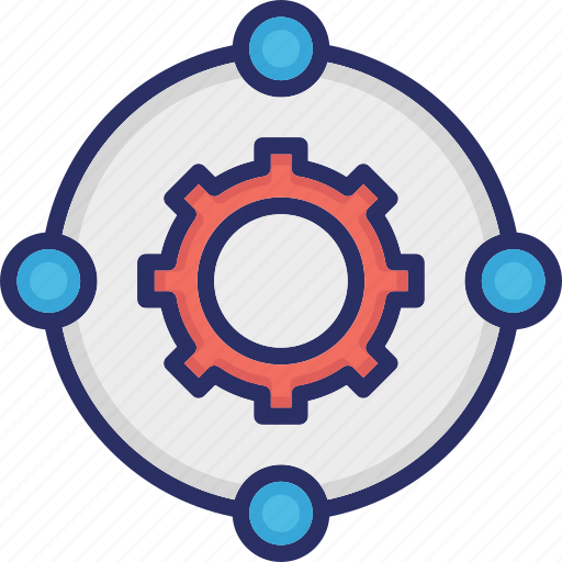 Cog, cogwheel, instinctive, intuitive, network icon - Download on Iconfinder