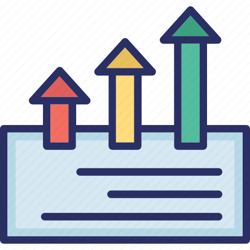 Arrows, data, growth, statistics icon - Download on Iconfinder