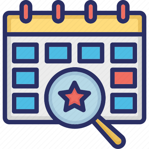 Calendar, day, event, event analysis, yearbook icon - Download on Iconfinder