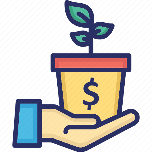 Growth, investment, money plant, plant, profit icon - Download on Iconfinder