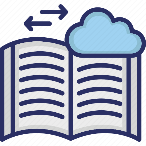 Book, cloud study, education, learning, machine learning icon - Download on Iconfinder