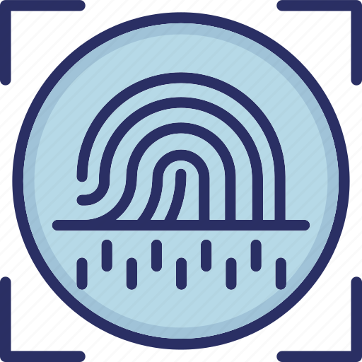 Biometric, fingerprint, identity, scanning, sensor data icon - Download on Iconfinder