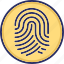 biometric, fingerprint, identity, scanning, sensor data 