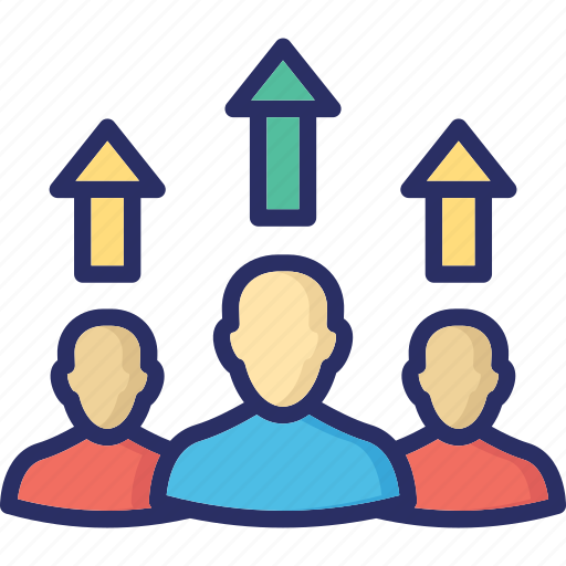 Career, growth, leadership growth, progress, strategy, team growth icon - Download on Iconfinder