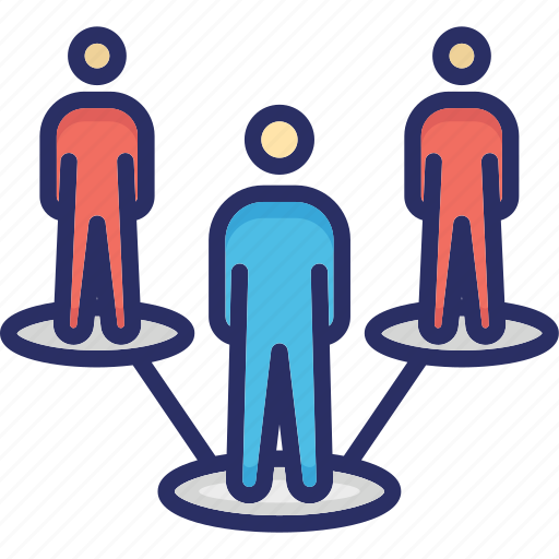 Businessman, leadership, organization, team, teamwork icon - Download on Iconfinder