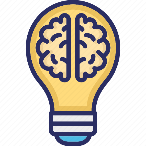Brain, bulb, creative thinking, mind, thinking icon - Download on Iconfinder