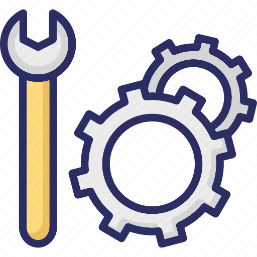 Cogwheel, preferences, product development, settings configuration, spanner icon - Download on Iconfinder
